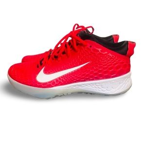 Nike Force Zoom Trout 5 Turf University Red AH3374-601 Size 8.5